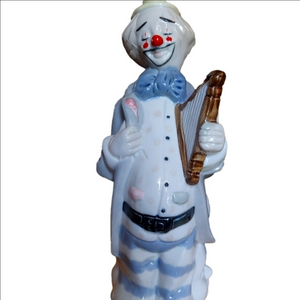 Vintage* Porcelain Espada Navaro  Harpsichord Playing Clown